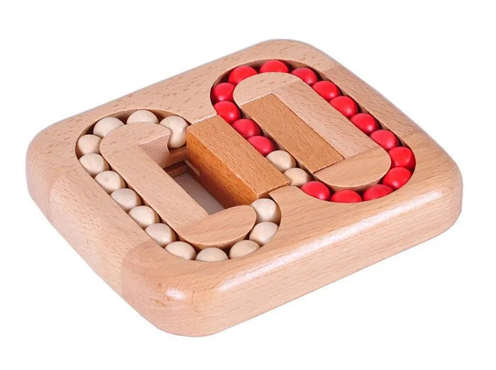 Wooden Bead Logic Puzzle for Kids & Adults
