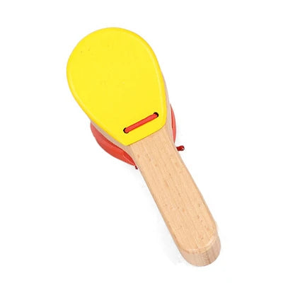 Montessori Wooden Baby Clappers Music Toy