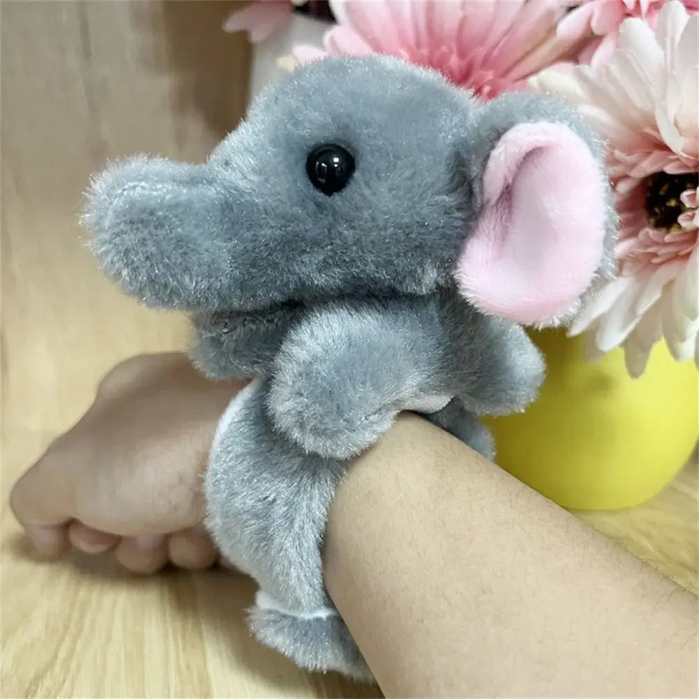 Jungle Animal Plush Slap Bracelet for Kids