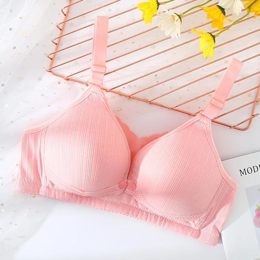 Seamless Nursing Bra for Breastfeeding – Soft Breathable Maternity Bra