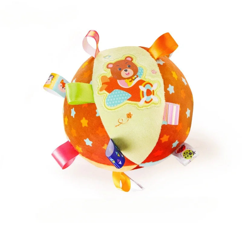 Soft Plush Baby Hand Rattle Toy