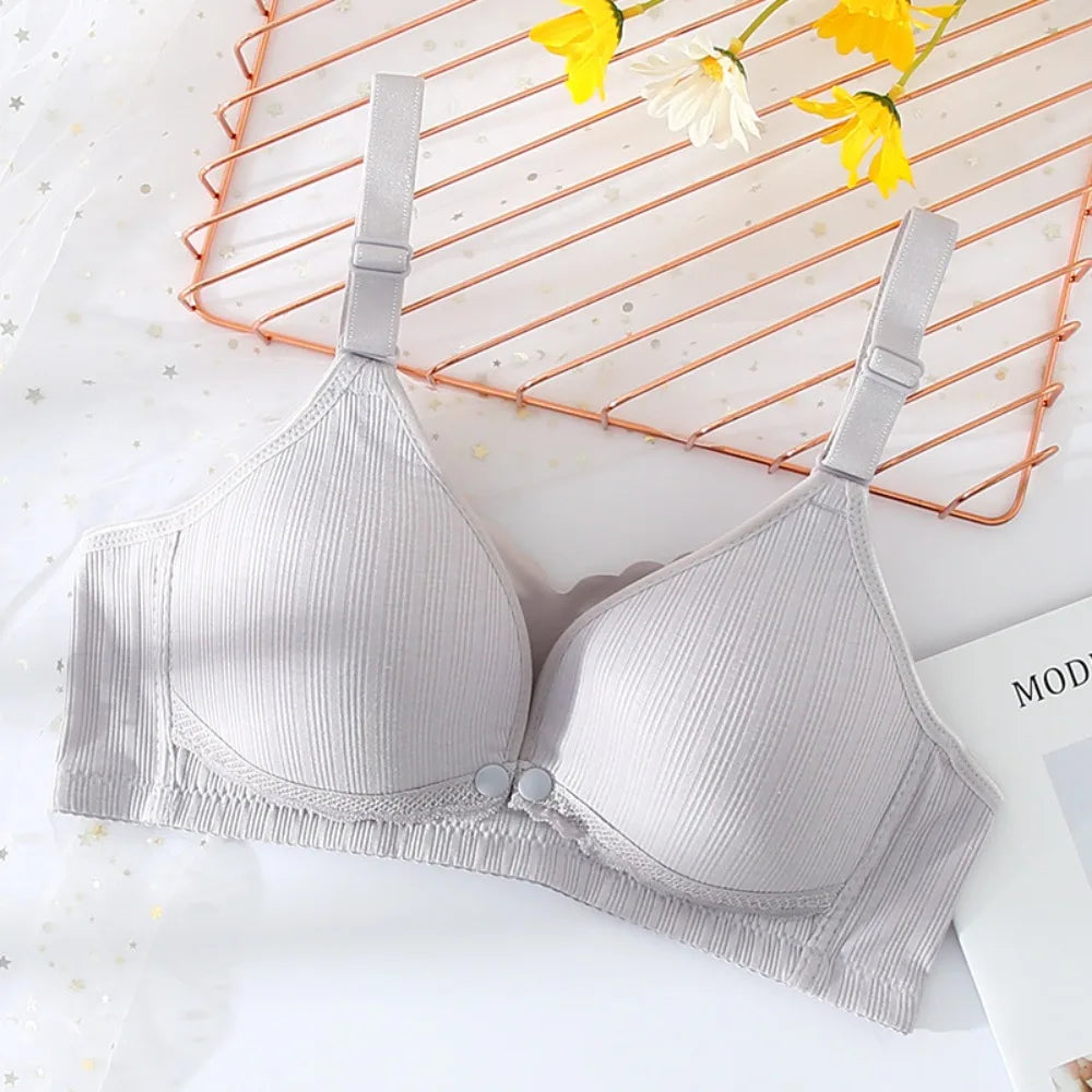 Seamless Nursing Bra for Breastfeeding – Soft Breathable Maternity Bra