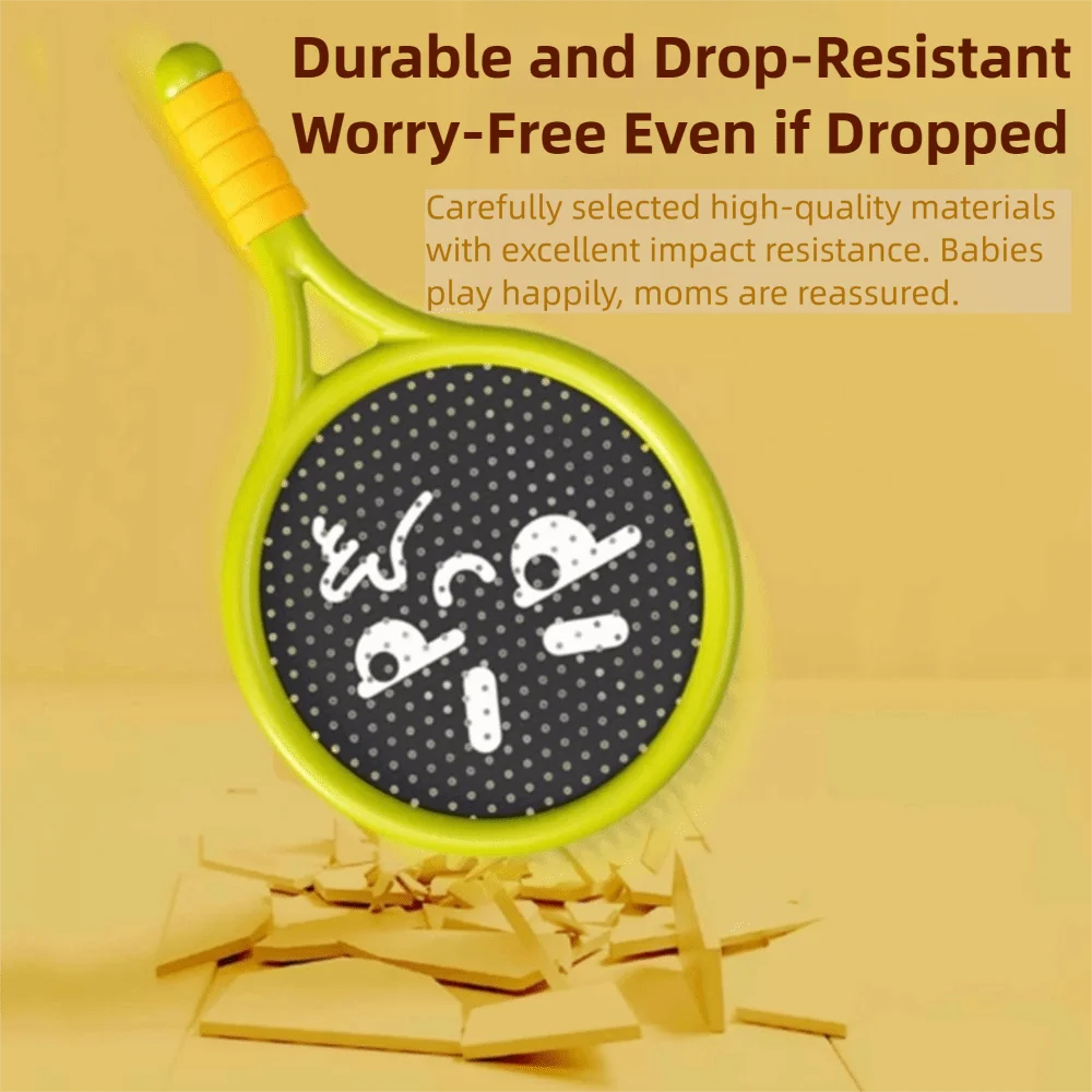 Kids Badminton Racket Set Soft Grip Non-Slip Handle