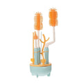 Baby Bottle Brush Set 360° with Silicone Drying Rack