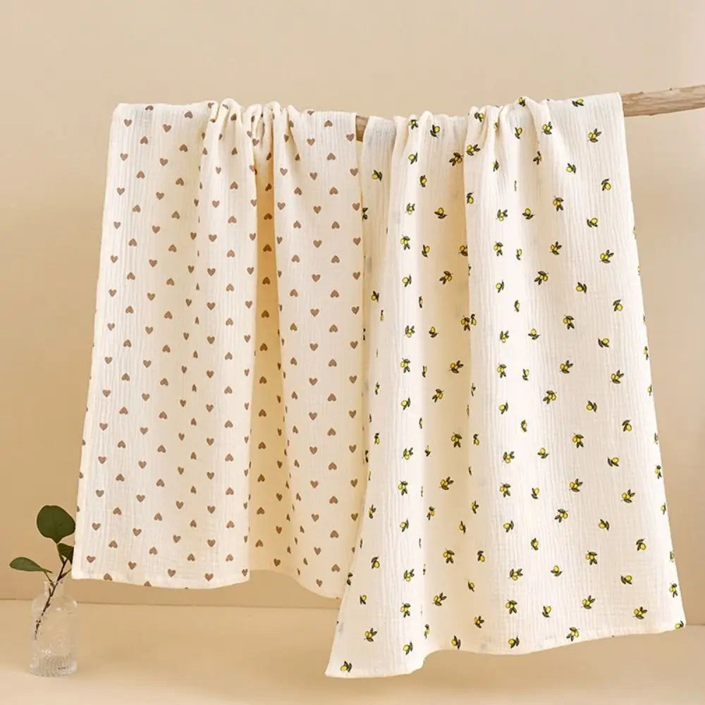 Soft Cotton Baby Blanket – Skin-Friendly Cartoon Stroller & Nap Cover