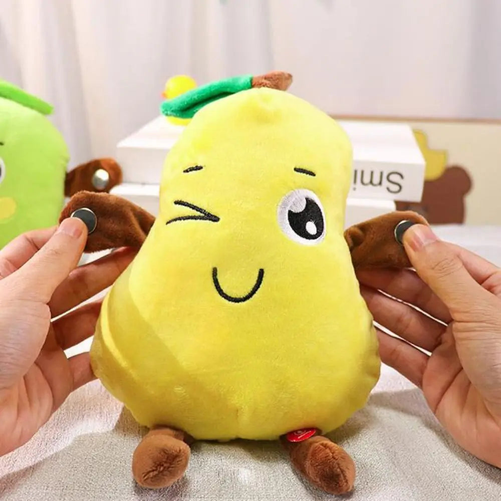 Interactive Baby Musical Plush Toy Touch Sensor Fruit