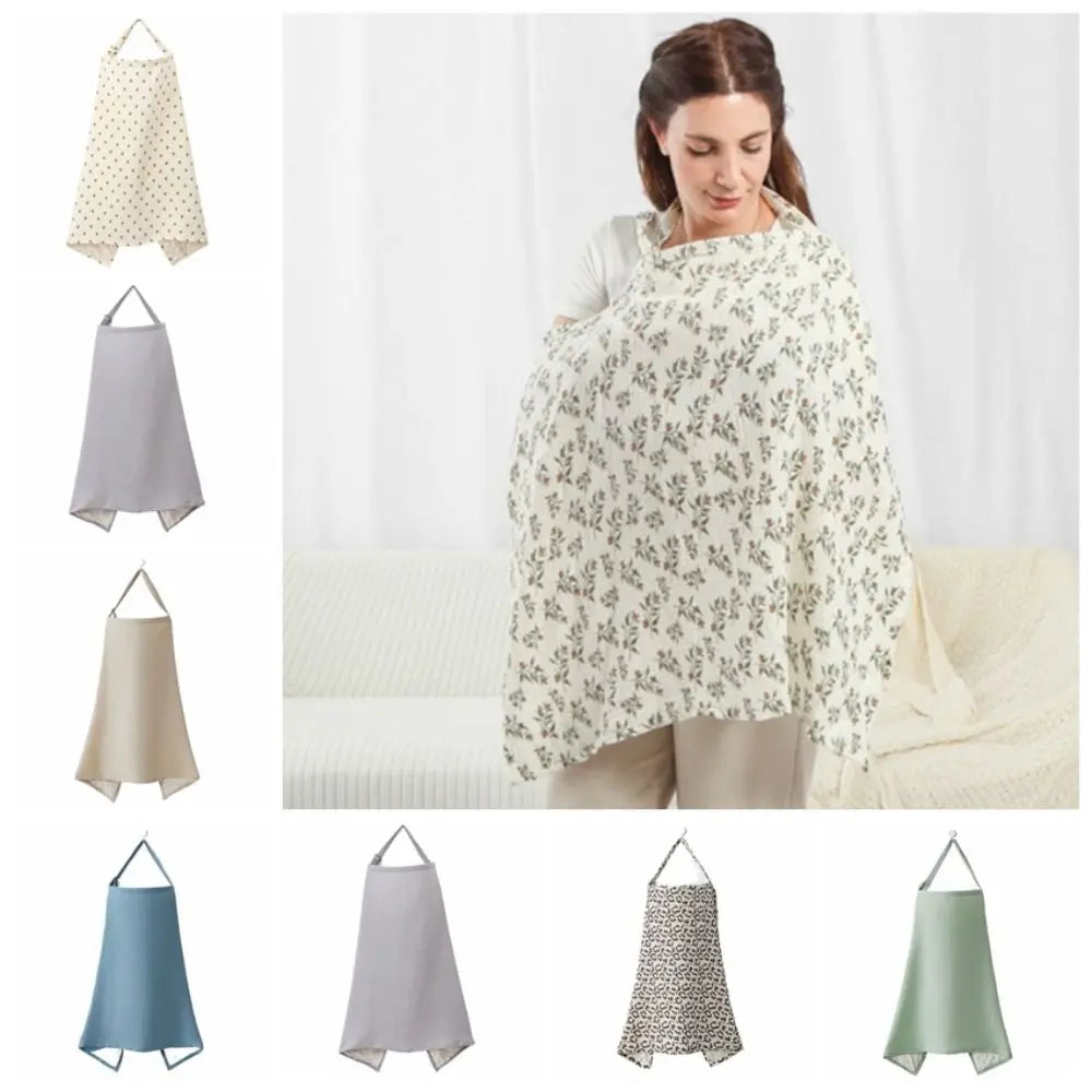 2 in 1 Maternal Nursing Covers Comfortable Anti-Exposure Feeding Clothes Cotton Soft Mother's Nursing Apron Outdoor