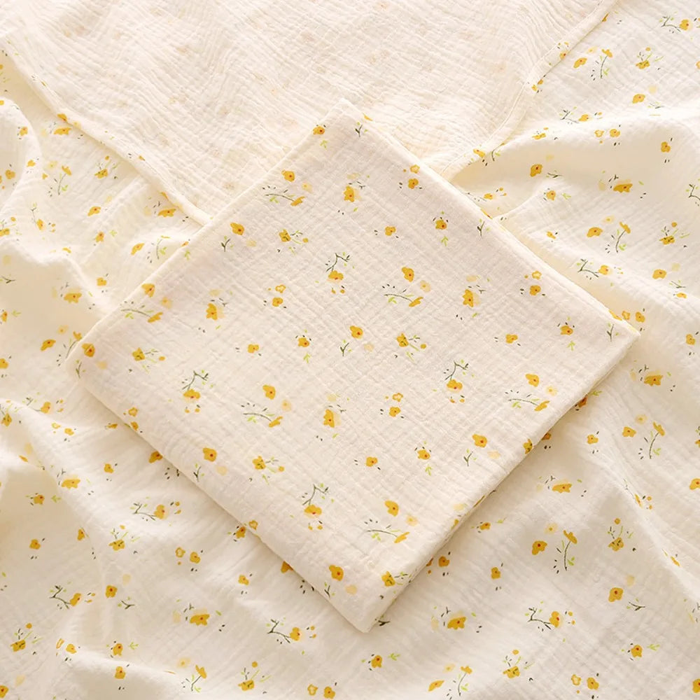 Soft Cotton Baby Blanket – Skin-Friendly Cartoon Stroller & Nap Cover