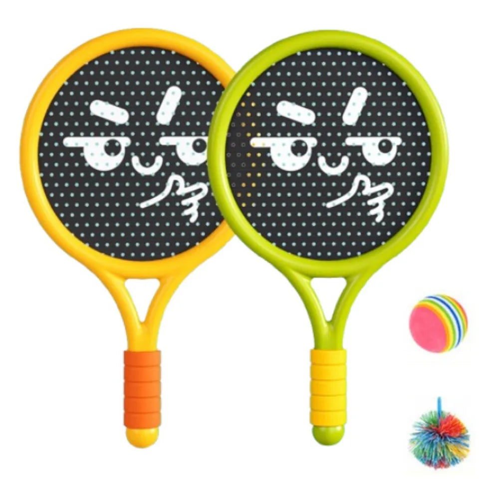 Kids Badminton Racket Set Soft Grip Non-Slip Handle