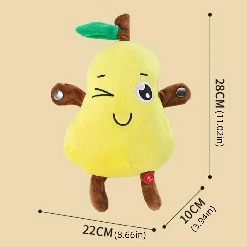 Interactive Baby Musical Plush Toy Touch Sensor Fruit