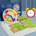 Montessori Wooden Learning Clock Toy for Kids