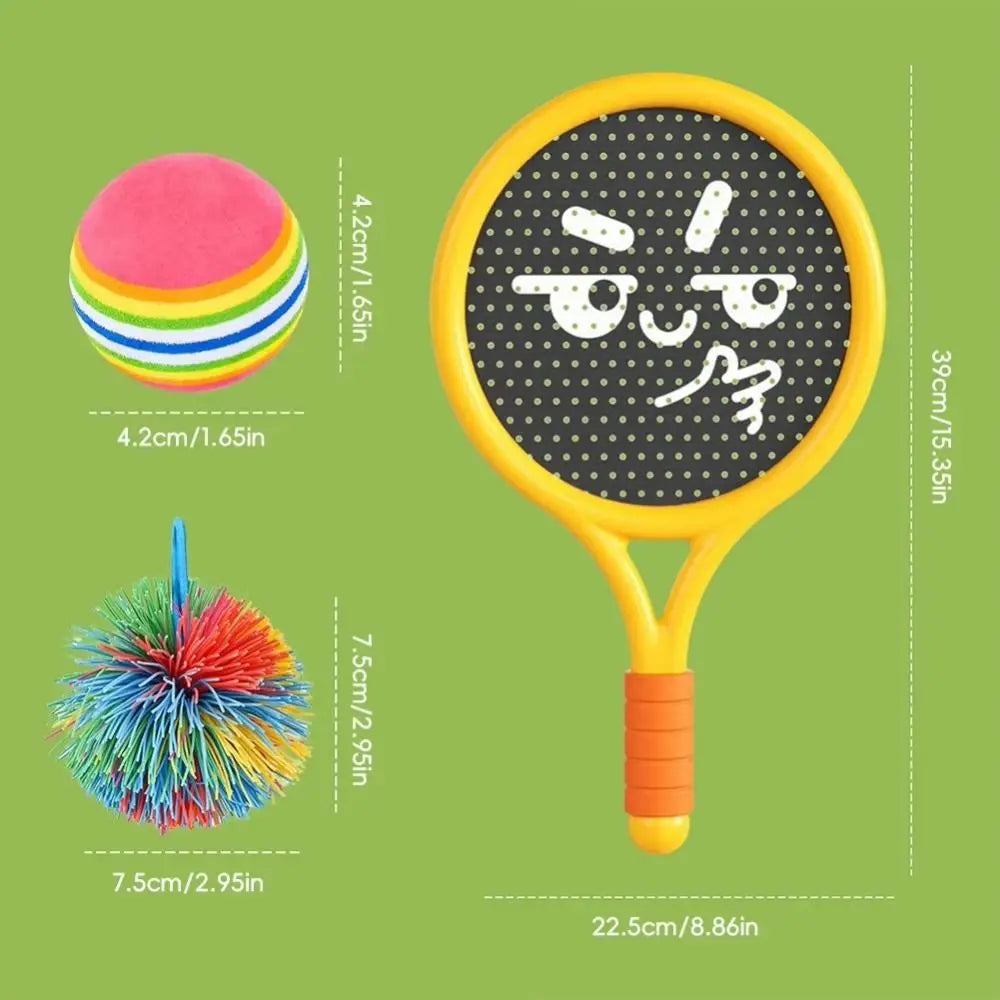 Kids Badminton Racket Set Soft Grip Non-Slip Handle