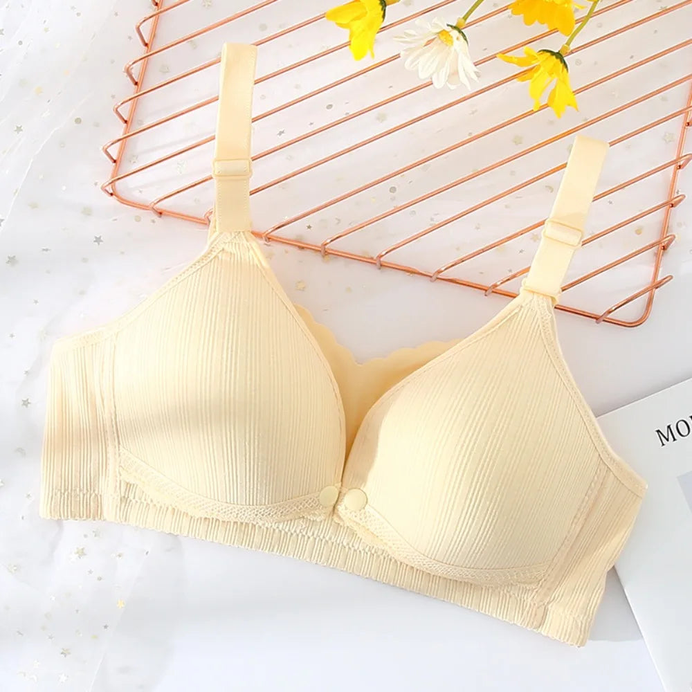 Seamless Nursing Bra for Breastfeeding – Soft Breathable Maternity Bra