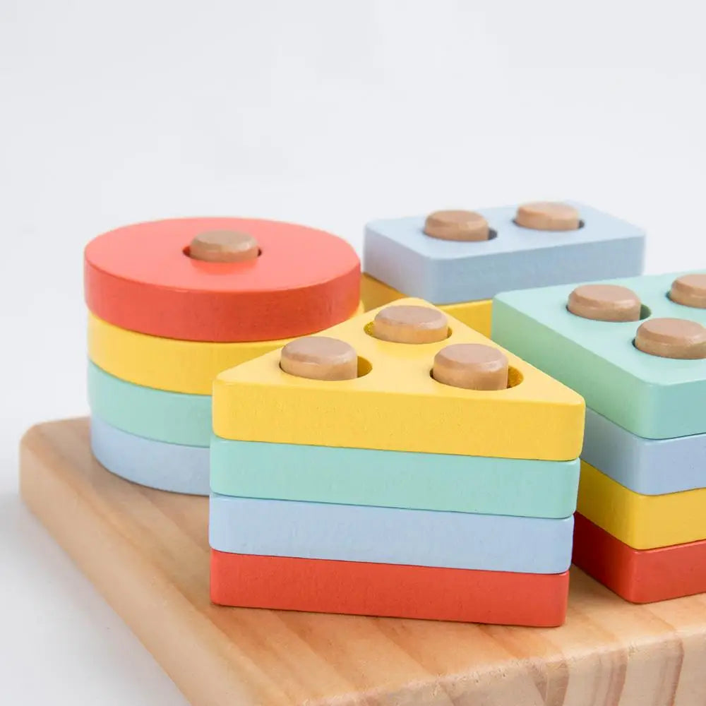 NEW Kids Wooden Toys Montessori Materials Geometry Shape Cognitive Matching Game Puzzle Early Educational Toys Gifts Children