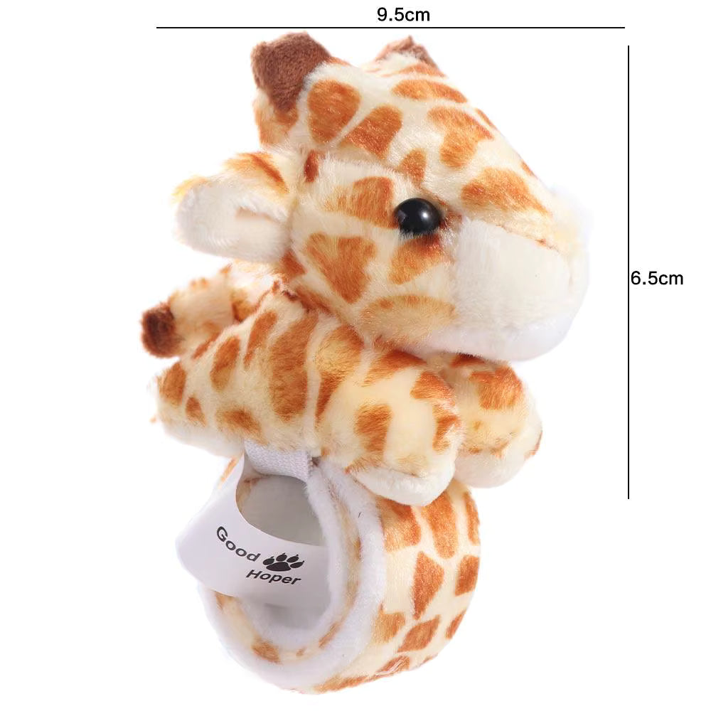 Jungle Animal Plush Slap Bracelet for Kids