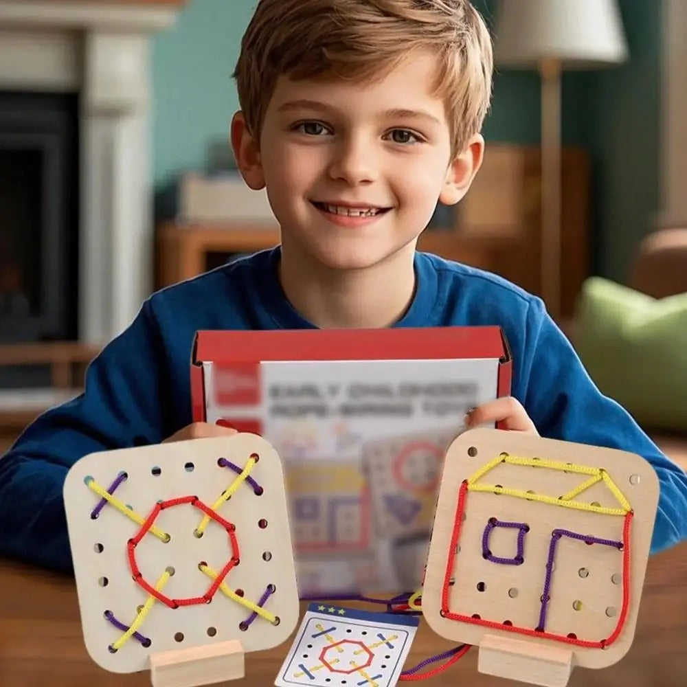 Wooden Lacing Toy
