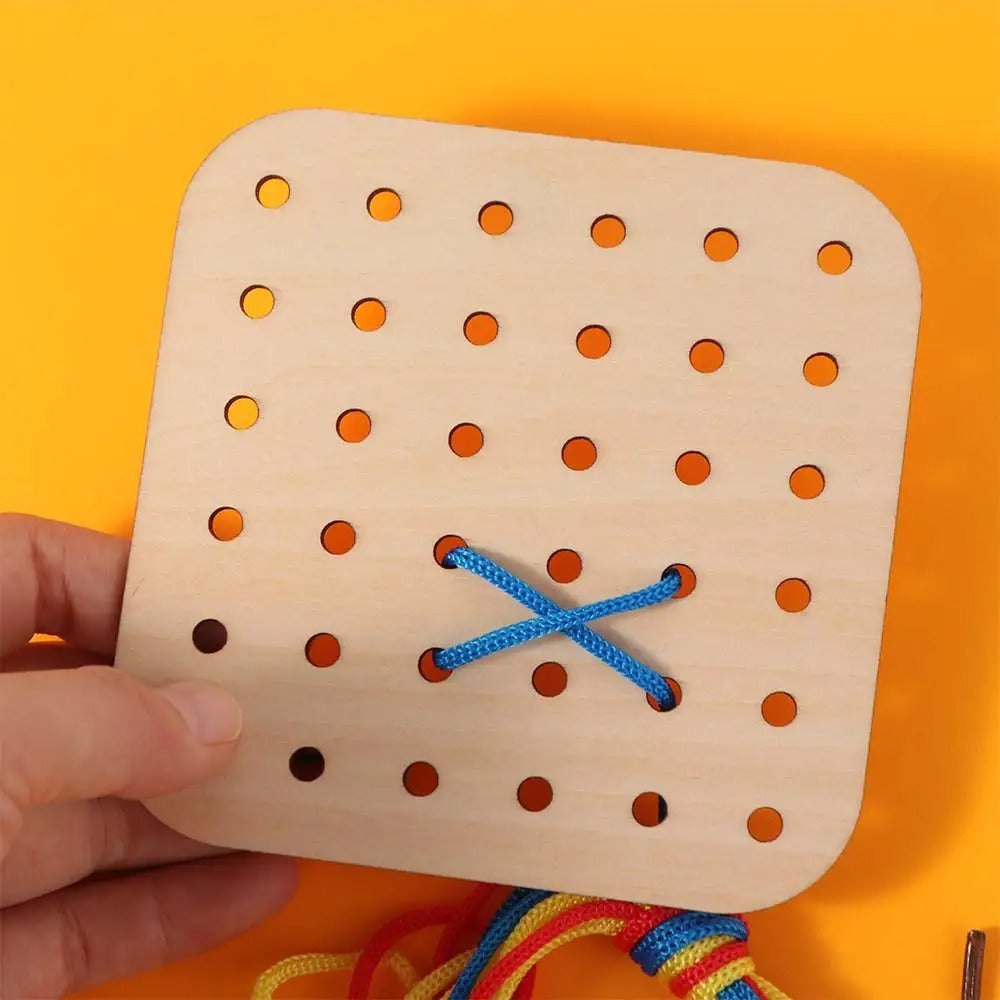 Wooden Lacing Toy