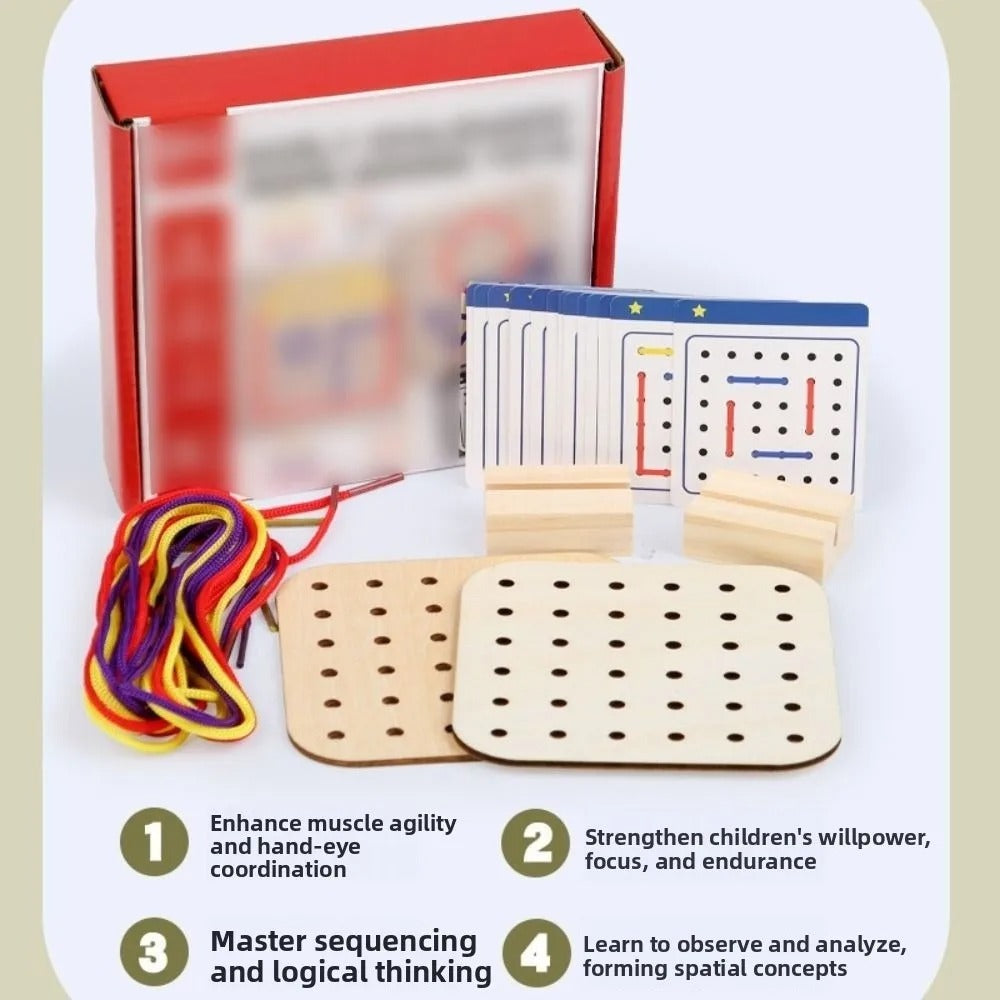 Wooden Lacing Toy