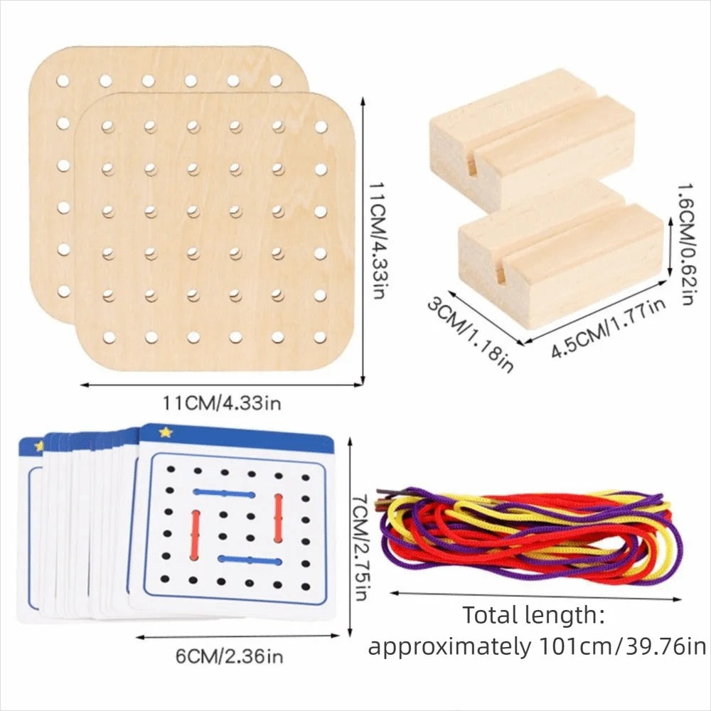 Wooden Lacing Toy